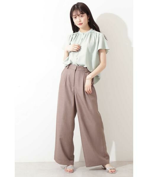 ＊＊N.Natural Beauty Basic / エヌ ナチュラルビューティーベーシック シャツ・ブラウス | ゴールドボタンとろみブラウス | 詳細2