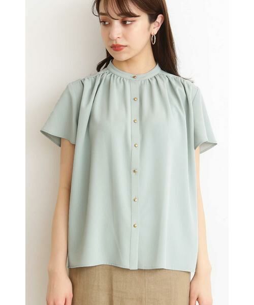 ＊＊N.Natural Beauty Basic / エヌ ナチュラルビューティーベーシック シャツ・ブラウス | ゴールドボタンとろみブラウス | 詳細6