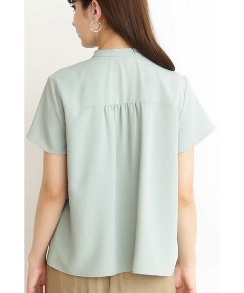 ＊＊N.Natural Beauty Basic / エヌ ナチュラルビューティーベーシック シャツ・ブラウス | ゴールドボタンとろみブラウス | 詳細8