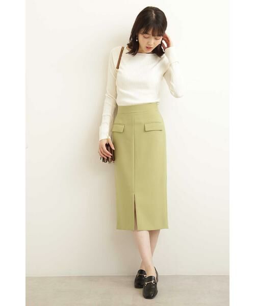 ＊＊N.Natural Beauty Basic / エヌ ナチュラルビューティーベーシック スカート | フラップポケットスカート | 詳細2