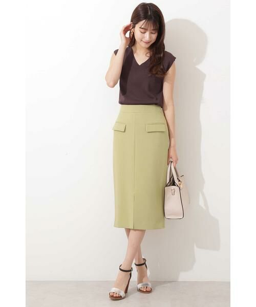 ＊＊N.Natural Beauty Basic / エヌ ナチュラルビューティーベーシック スカート | フラップポケットスカート | 詳細3