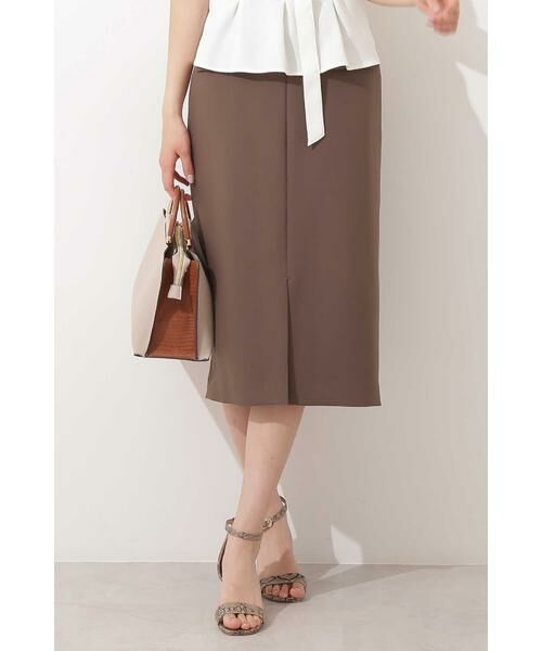 ＊＊N.Natural Beauty Basic / エヌ ナチュラルビューティーベーシック スカート | フラップポケットスカート（ブラウン）