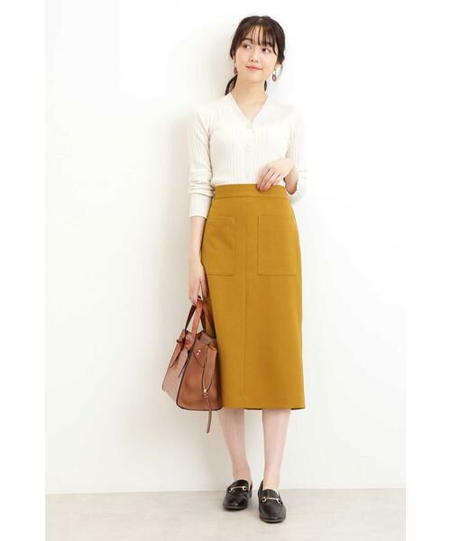 ＊＊N.Natural Beauty Basic / エヌ ナチュラルビューティーベーシック スカート | ポケットタイトスカート | 詳細3