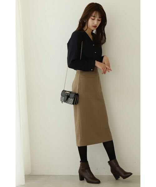 ＊＊N.Natural Beauty Basic / エヌ ナチュラルビューティーベーシック スカート | ポケットタイトスカート | 詳細17