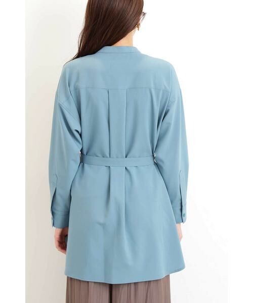 ＊＊N.Natural Beauty Basic / エヌ ナチュラルビューティーベーシック シャツ・ブラウス | リボンブラウジングバンドカラーシャツ | 詳細7