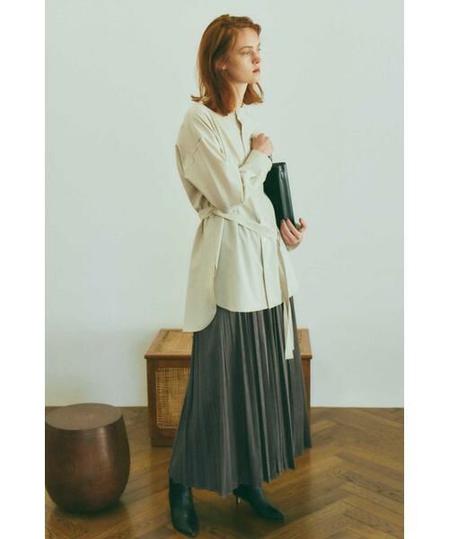 ＊＊N.Natural Beauty Basic / エヌ ナチュラルビューティーベーシック シャツ・ブラウス | リボンブラウジングバンドカラーシャツ | 詳細11