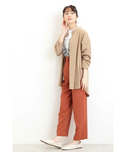 ＊＊N.Natural Beauty Basic / エヌ ナチュラルビューティーベーシック シャツ・ブラウス | リボンブラウジングバンドカラーシャツ | 詳細21