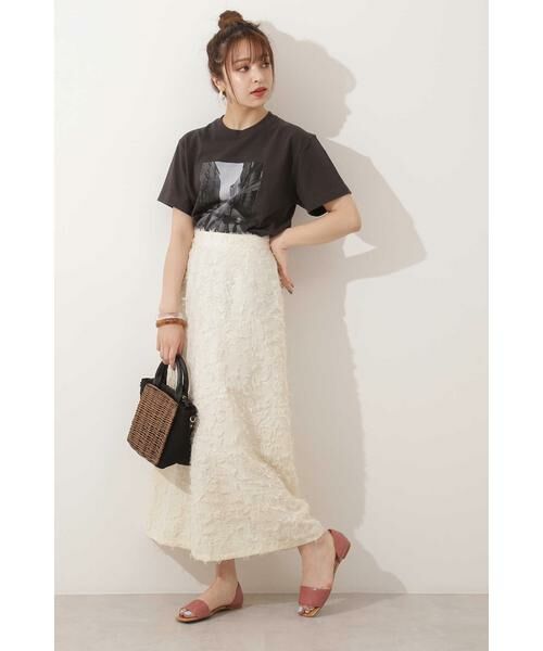 ＊＊N.Natural Beauty Basic / エヌ ナチュラルビューティーベーシック スカート | フェザーナロースカート | 詳細5