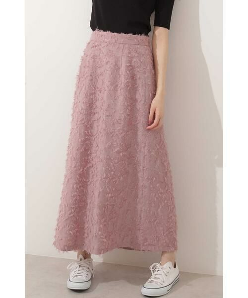 ＊＊N.Natural Beauty Basic / エヌ ナチュラルビューティーベーシック スカート | フェザーナロースカート（ラベンダー）