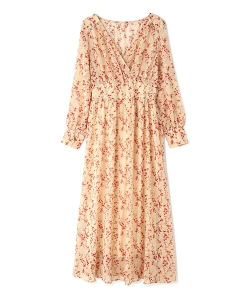 ＊＊N.Natural Beauty Basic / エヌ ナチュラルビューティーベーシック ワンピース | シフォンフラワードビーワンピース | 詳細1