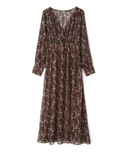 ＊＊N.Natural Beauty Basic / エヌ ナチュラルビューティーベーシック ワンピース | シフォンフラワードビーワンピース | 詳細5