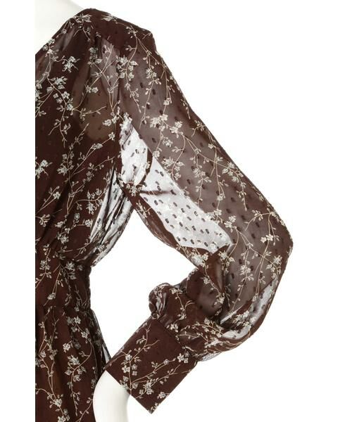 ＊＊N.Natural Beauty Basic / エヌ ナチュラルビューティーベーシック ワンピース | シフォンフラワードビーワンピース | 詳細14