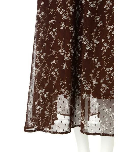 ＊＊N.Natural Beauty Basic / エヌ ナチュラルビューティーベーシック ワンピース | シフォンフラワードビーワンピース | 詳細16