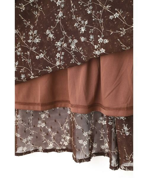 ＊＊N.Natural Beauty Basic / エヌ ナチュラルビューティーベーシック ワンピース | シフォンフラワードビーワンピース | 詳細19