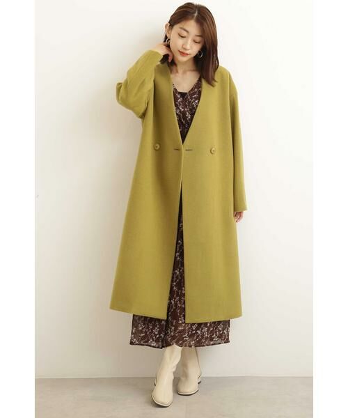 ＊＊N.Natural Beauty Basic / エヌ ナチュラルビューティーベーシック ワンピース | シフォンフラワードビーワンピース | 詳細9