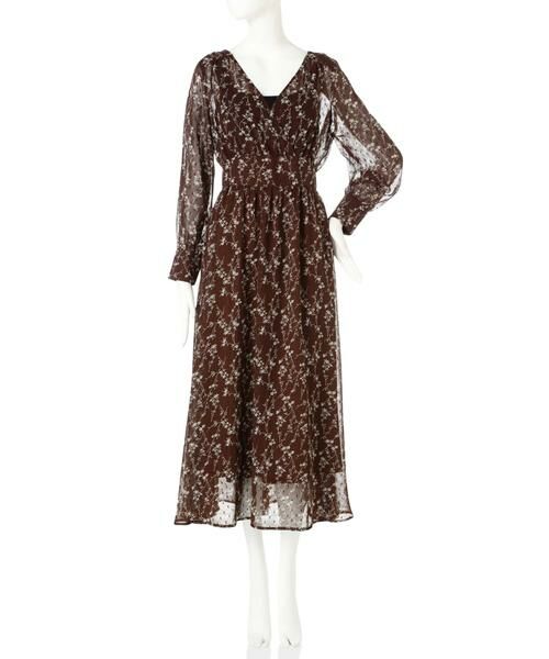 ＊＊N.Natural Beauty Basic / エヌ ナチュラルビューティーベーシック ワンピース | シフォンフラワードビーワンピース | 詳細10