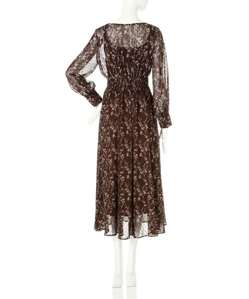 ＊＊N.Natural Beauty Basic / エヌ ナチュラルビューティーベーシック ワンピース | シフォンフラワードビーワンピース | 詳細12