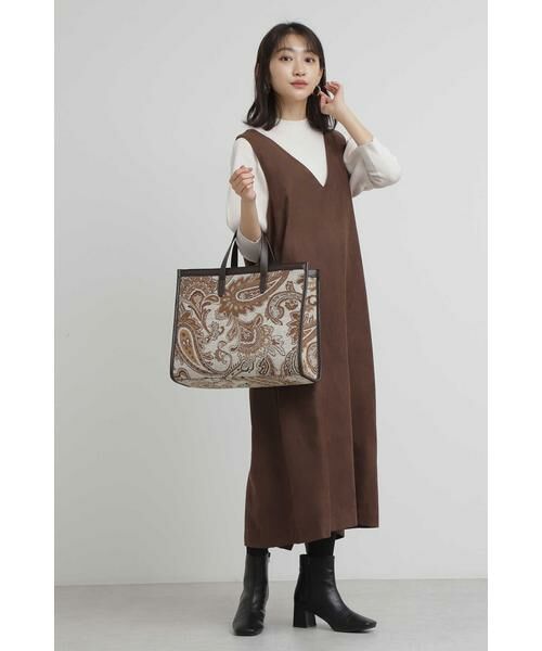 ＊＊N.Natural Beauty Basic / エヌ ナチュラルビューティーベーシック ワンピース | ピーチサックワンピース | 詳細3