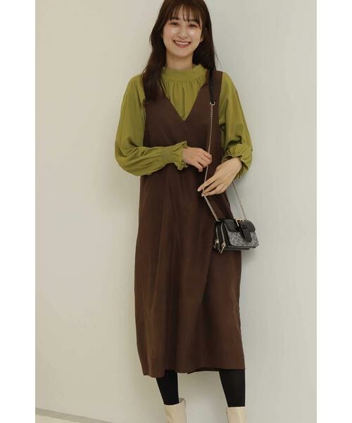 ＊＊N.Natural Beauty Basic / エヌ ナチュラルビューティーベーシック ワンピース | ピーチサックワンピース | 詳細4