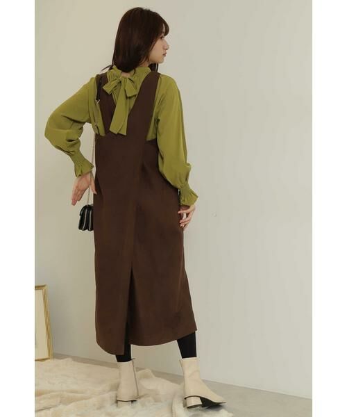 ＊＊N.Natural Beauty Basic / エヌ ナチュラルビューティーベーシック ワンピース | ピーチサックワンピース | 詳細5