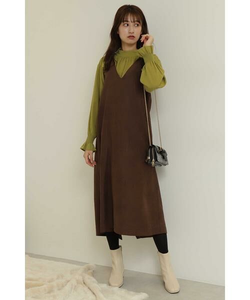 ＊＊N.Natural Beauty Basic / エヌ ナチュラルビューティーベーシック ワンピース | ピーチサックワンピース | 詳細6