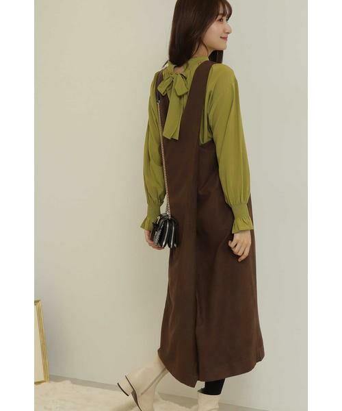 ＊＊N.Natural Beauty Basic / エヌ ナチュラルビューティーベーシック ワンピース | ピーチサックワンピース | 詳細7