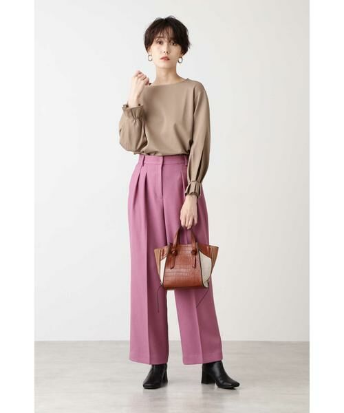 ＊＊N.Natural Beauty Basic / エヌ ナチュラルビューティーベーシック カットソー | タックスリーブカットソー | 詳細6