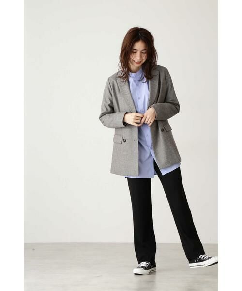 ＊＊N.Natural Beauty Basic / エヌ ナチュラルビューティーベーシック シャツ・ブラウス | バンドカラーチュニックシャツ | 詳細2