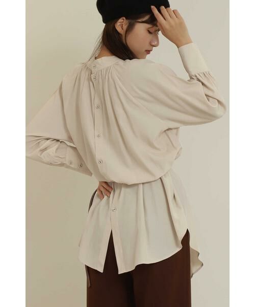 ＊＊N.Natural Beauty Basic / エヌ ナチュラルビューティーベーシック シャツ・ブラウス | ハイネックブラウス（アイボリー）