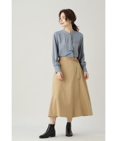 **N.Natural Beauty Basic / エヌ ナチュラルビューティーベーシック シャツ・ブラウス | ボウタイ風ロングスリーブブラウス | 詳細3