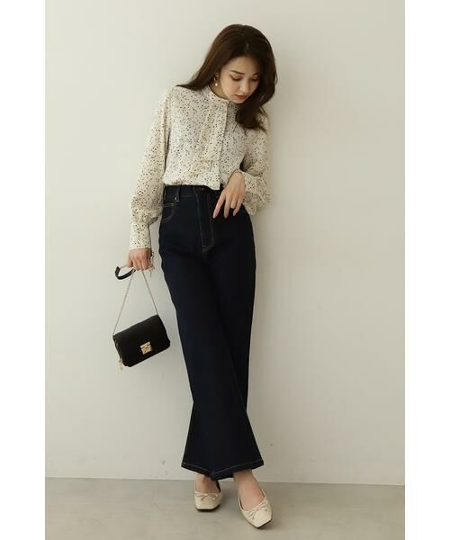 **N.Natural Beauty Basic / エヌ ナチュラルビューティーベーシック シャツ・ブラウス | ボウタイ風ロングスリーブブラウス | 詳細6