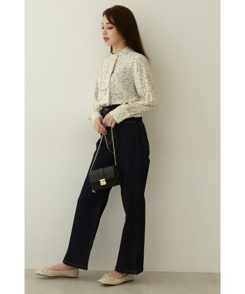 **N.Natural Beauty Basic / エヌ ナチュラルビューティーベーシック シャツ・ブラウス | ボウタイ風ロングスリーブブラウス | 詳細7