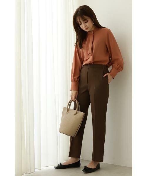 **N.Natural Beauty Basic / エヌ ナチュラルビューティーベーシック シャツ・ブラウス | ボウタイ風ロングスリーブブラウス | 詳細11