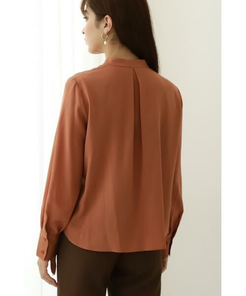 **N.Natural Beauty Basic / エヌ ナチュラルビューティーベーシック シャツ・ブラウス | ボウタイ風ロングスリーブブラウス | 詳細15