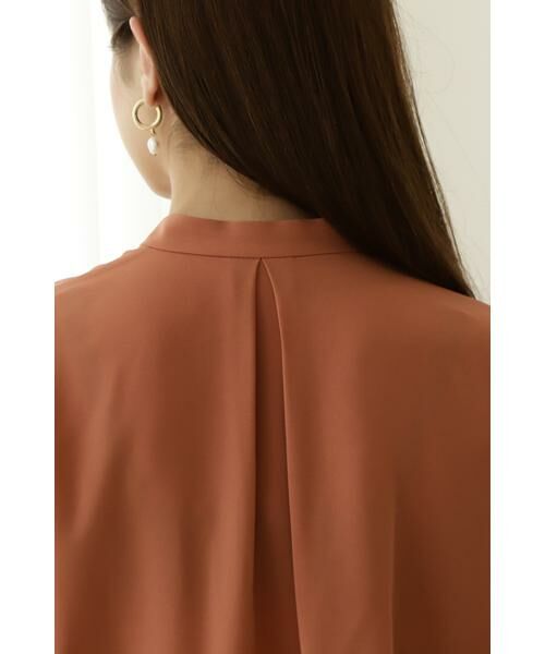 **N.Natural Beauty Basic / エヌ ナチュラルビューティーベーシック シャツ・ブラウス | ボウタイ風ロングスリーブブラウス | 詳細17