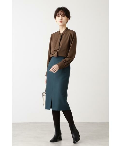 **N.Natural Beauty Basic / エヌ ナチュラルビューティーベーシック シャツ・ブラウス | ボウタイ風ロングスリーブブラウス | 詳細19