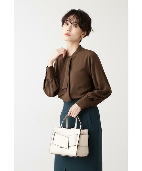 **N.Natural Beauty Basic / エヌ ナチュラルビューティーベーシック シャツ・ブラウス | ボウタイ風ロングスリーブブラウス | 詳細21