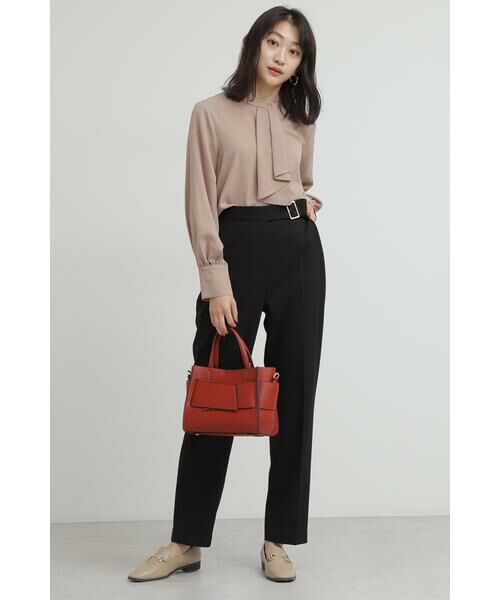 **N.Natural Beauty Basic / エヌ ナチュラルビューティーベーシック シャツ・ブラウス | ボウタイ風ロングスリーブブラウス | 詳細24