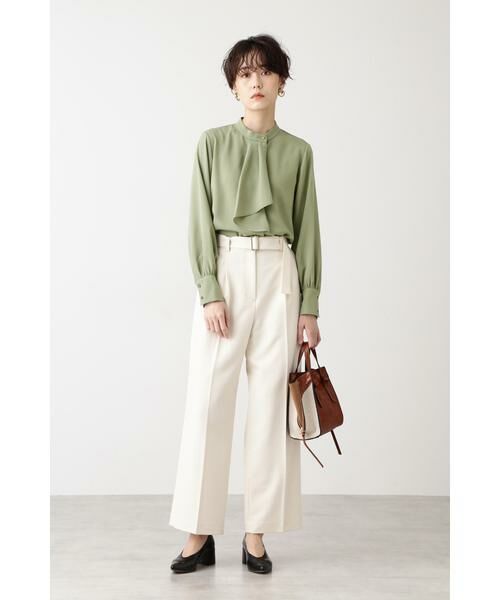 **N.Natural Beauty Basic / エヌ ナチュラルビューティーベーシック シャツ・ブラウス | ボウタイ風ロングスリーブブラウス | 詳細29