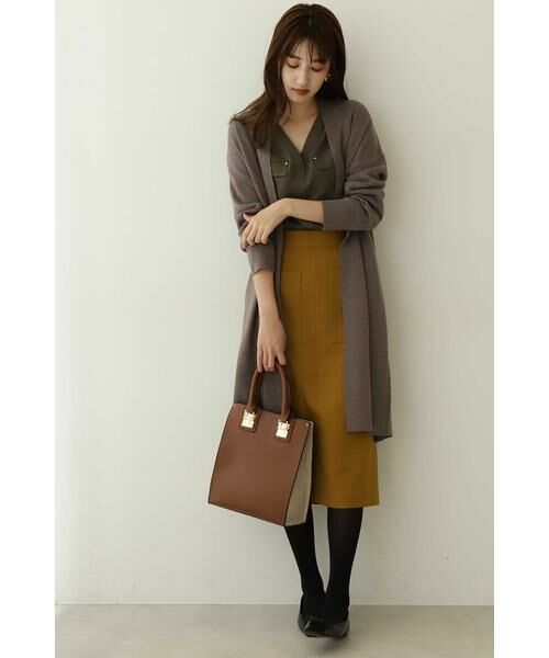 N.ナチュラルビューティーベーシック トッパー カーディガン ニット シンプル beauty basic - N.ナチュラルビューティーベーシック