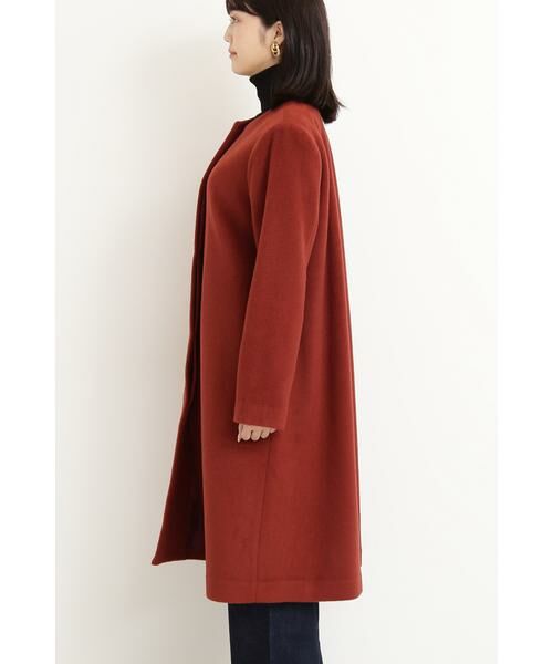 ＊＊N.Natural Beauty Basic / エヌ ナチュラルビューティーベーシック アウター | アンゴラビーバークルーネックコート | 詳細18