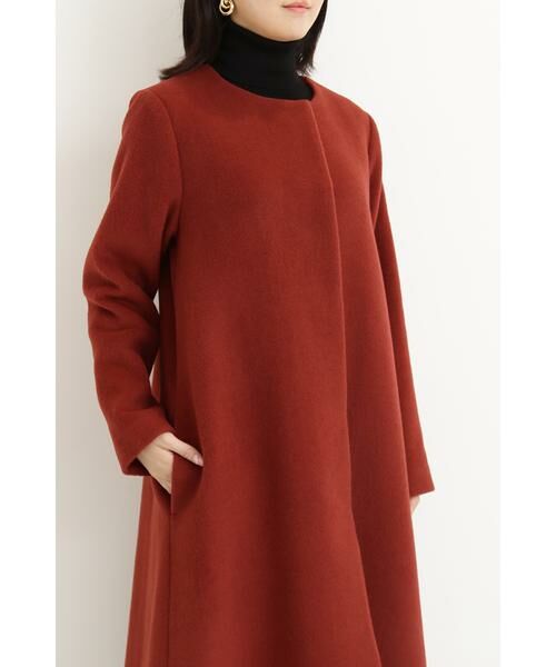 ＊＊N.Natural Beauty Basic / エヌ ナチュラルビューティーベーシック アウター | アンゴラビーバークルーネックコート | 詳細20