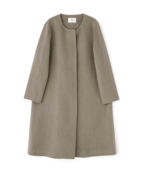 ＊＊N.Natural Beauty Basic / エヌ ナチュラルビューティーベーシック アウター | アンゴラビーバークルーネックコート | 詳細21