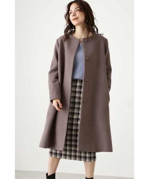 ＊＊N.Natural Beauty Basic / エヌ ナチュラルビューティーベーシック アウター | アンゴラビーバークルーネックコート | 詳細22