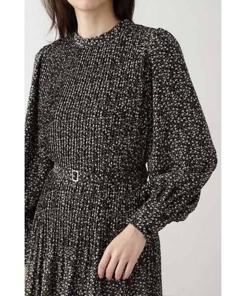 ＊＊N.Natural Beauty Basic / エヌ ナチュラルビューティーベーシック ワンピース | 小花柄プリーツワンピース | 詳細11