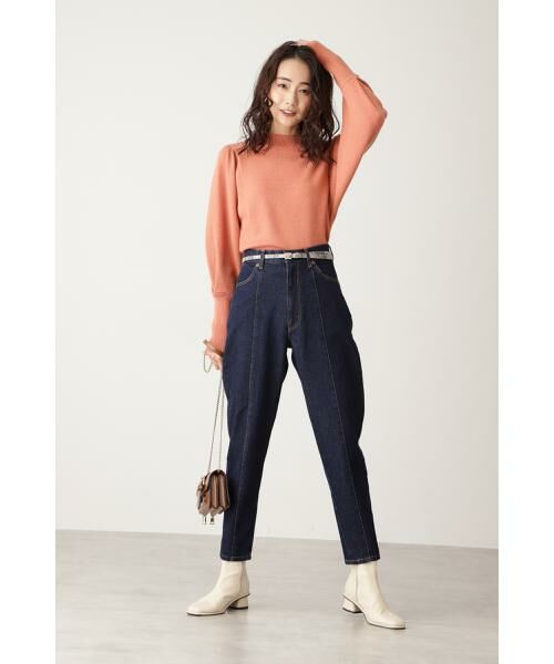 ＊＊N.Natural Beauty Basic / エヌ ナチュラルビューティーベーシック パンツ | センターシームデニムパンツ | 詳細3