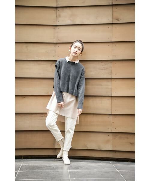 ＊＊N.Natural Beauty Basic / エヌ ナチュラルビューティーベーシック パンツ | センターシームデニムパンツ | 詳細10