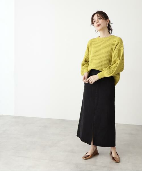 **N.Natural Beauty Basic / エヌ ナチュラルビューティーベーシック スカート | タイトマキシデニムスカート | 詳細11