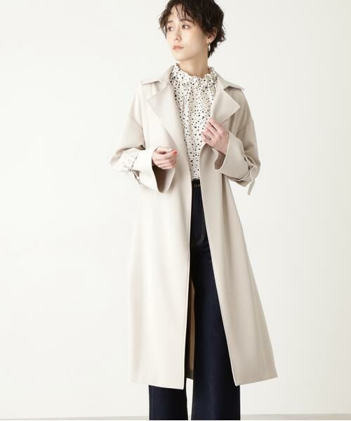 ＊＊N.Natural Beauty Basic / エヌ ナチュラルビューティーベーシック アウター | ドレープヨークトレンチコート | 詳細2