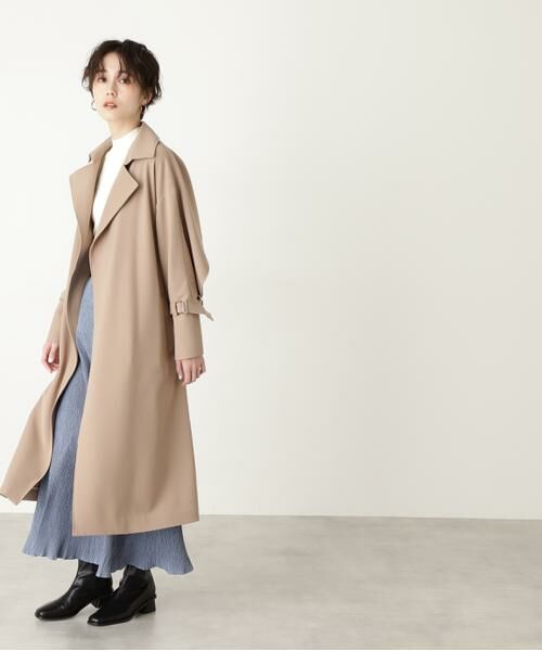 ＊＊N.Natural Beauty Basic / エヌ ナチュラルビューティーベーシック アウター | ドレープヨークトレンチコート | 詳細8